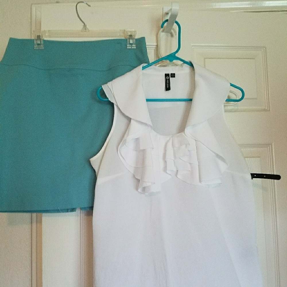 Teal Skirt